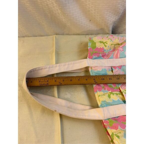 Lilly Pulitzer Dragon Fly tote bag Faded Pink 16.5"x14" - Picture 12 of 12